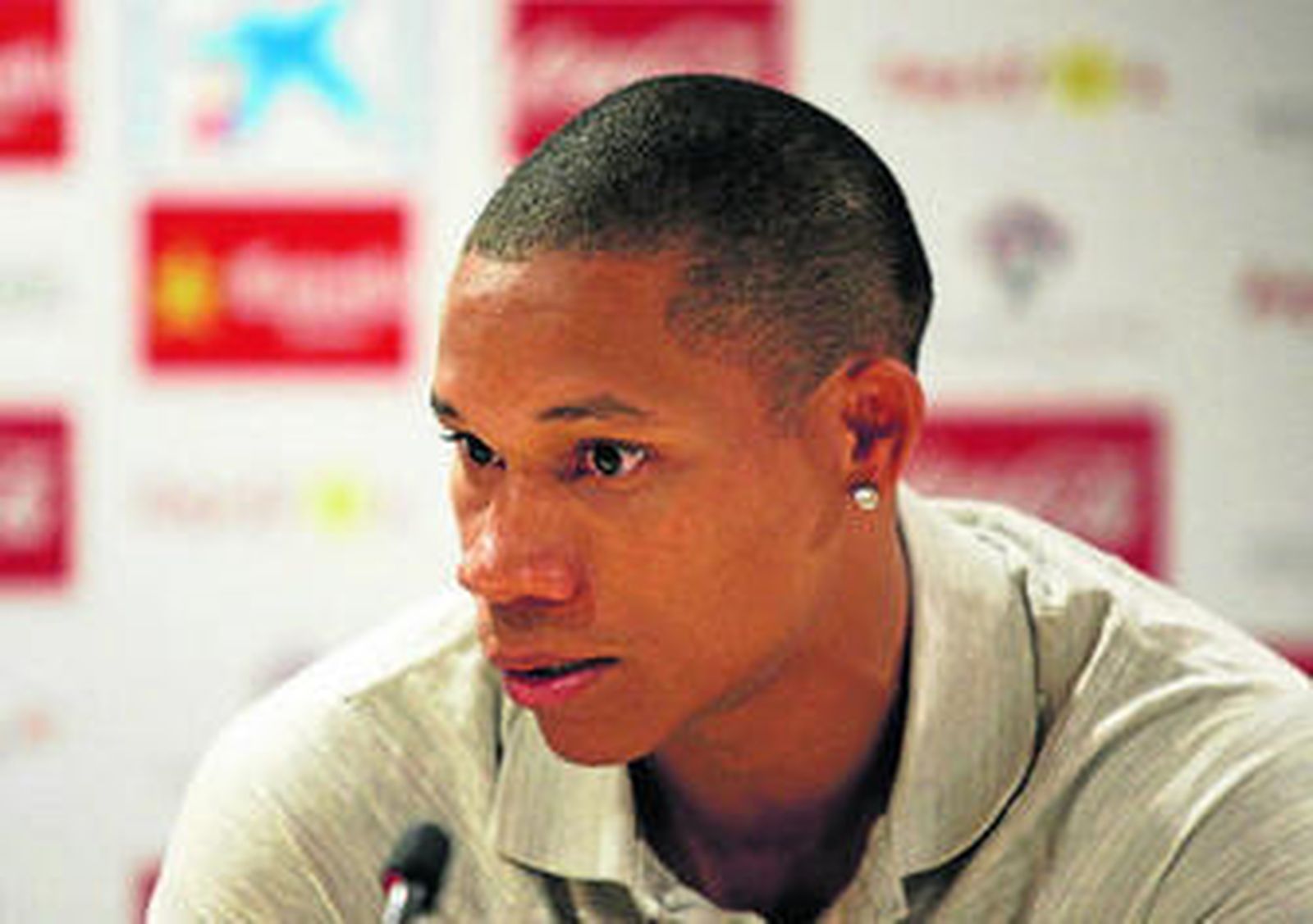 El brasileño, en rueda de prensa.