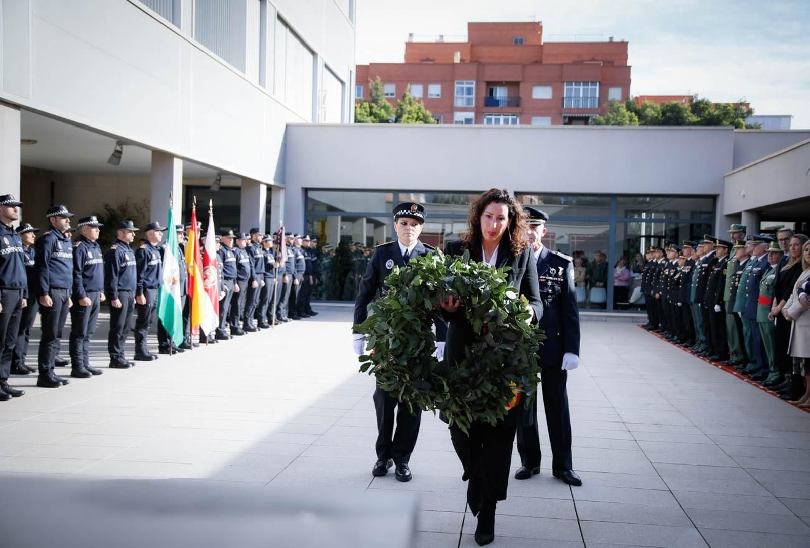 Las imágenes del la celebración de San Esteban en la Jefatura de la Policía Local