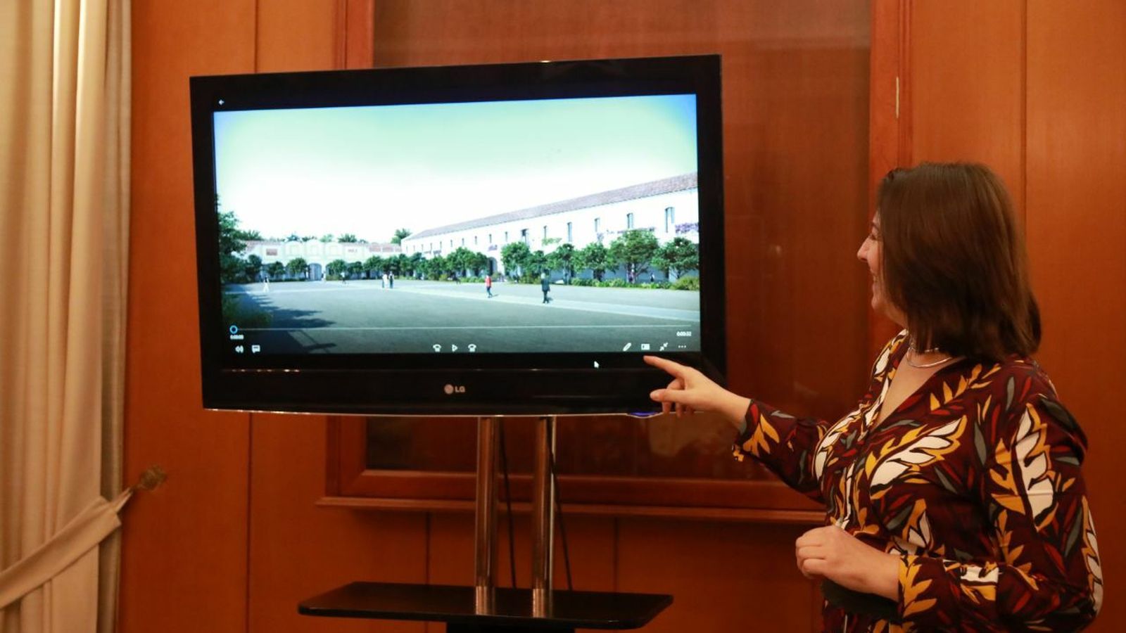 Presentación de la remodelación del patio del antiguo Cuartel de Lepanto.