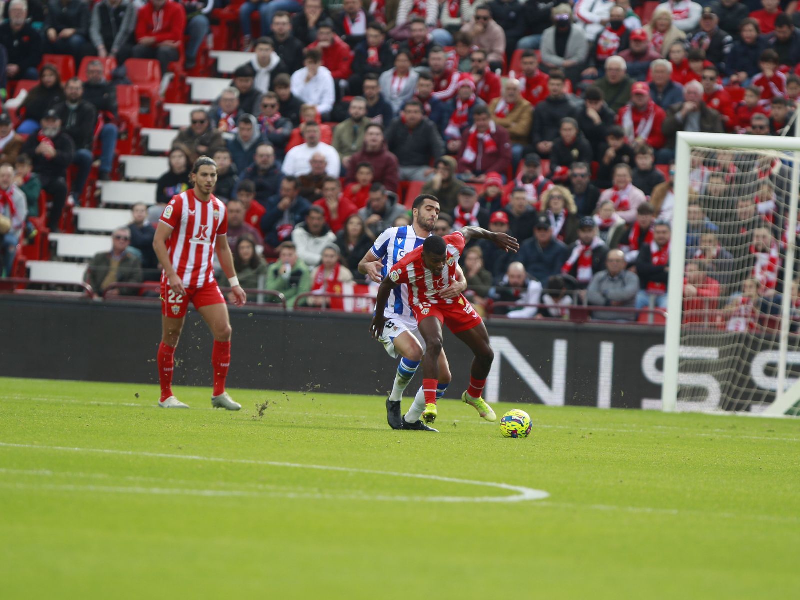 Imágenes del partido U.D. Almería-Real Sociedad