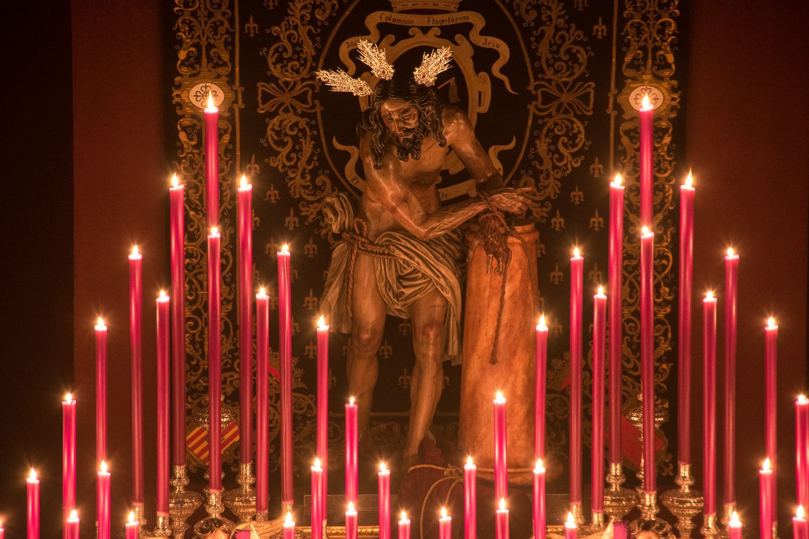 Las Cigarreras celebró su solemne quinario en honor a Jesús Atado a la Columna
