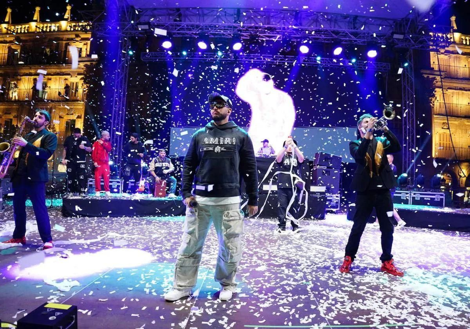 Omar Montes en una de sus actuaciones.