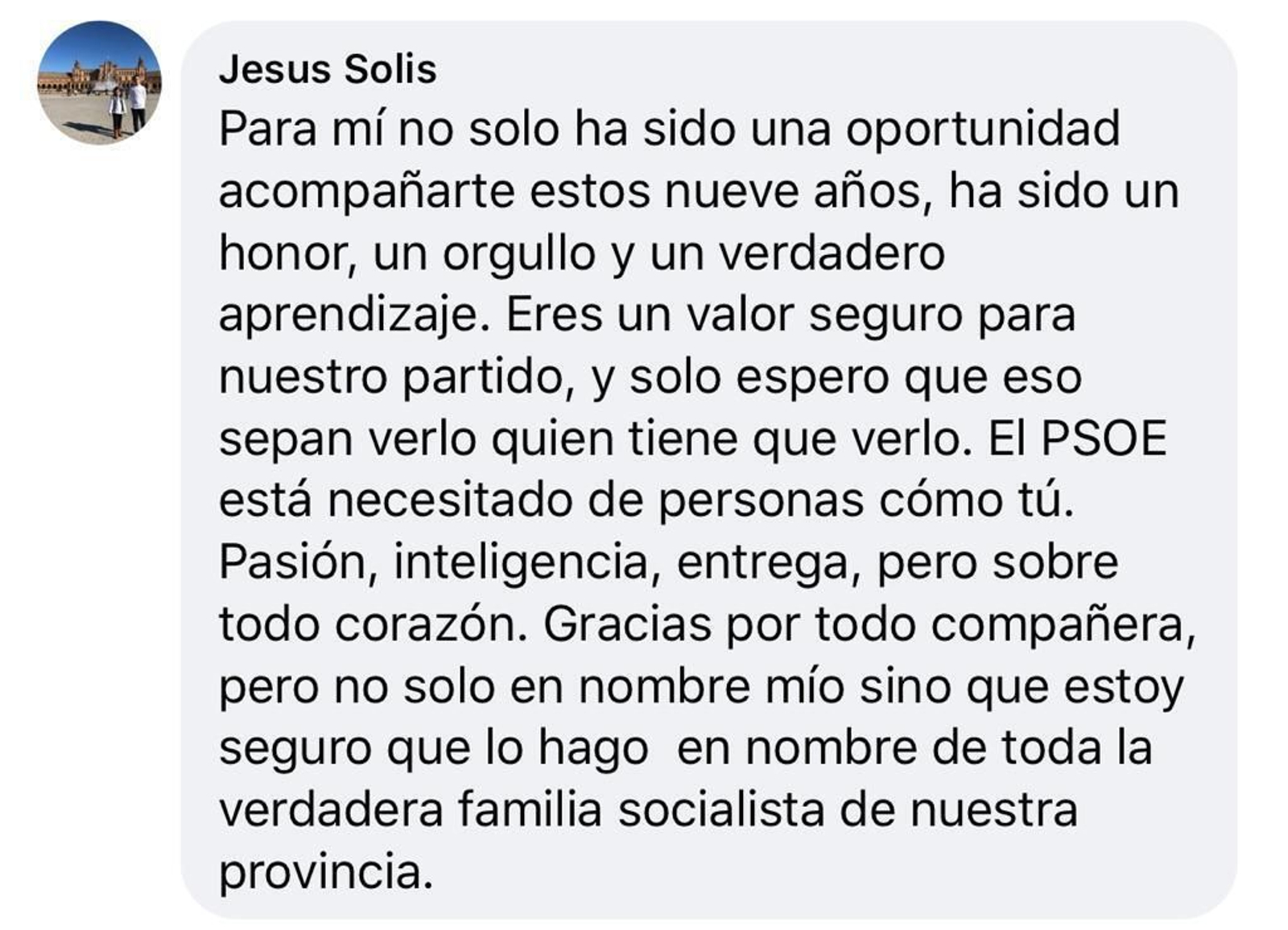Eval Leal y Jesús Solís se despiden de Irene García