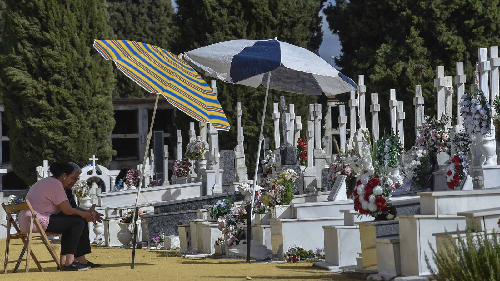 Las imágenes del día de Todos los Santos