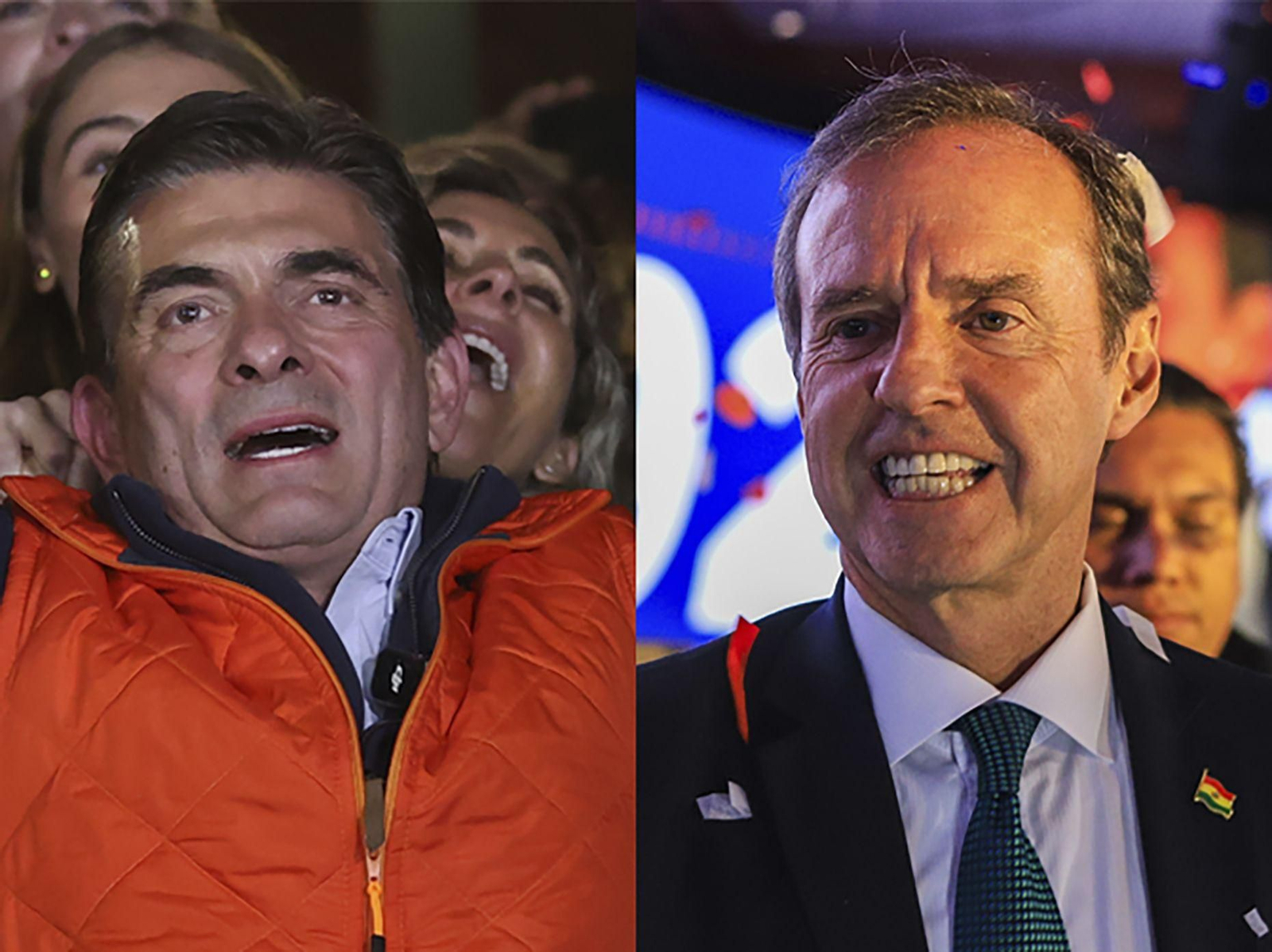 Rodrigo Paz (izq.) y Jorge Quiroga.
