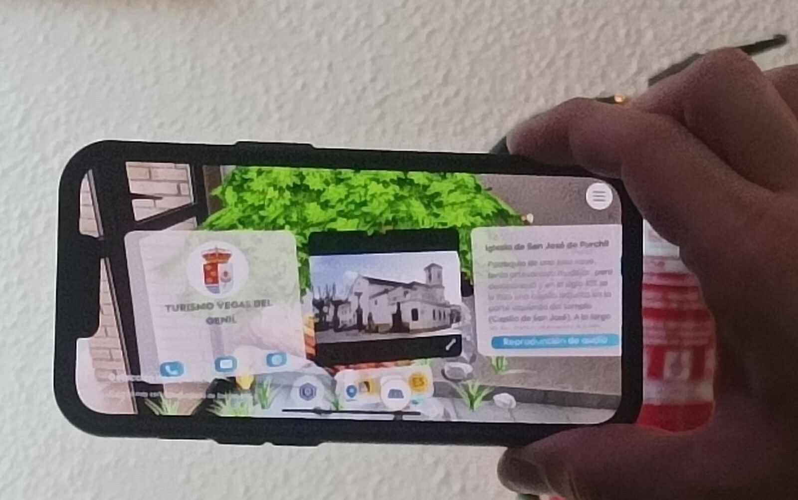 Los monumentos de Vegas del Genil están ahora disponibles en 3D gracias a una app de realidad aumentada