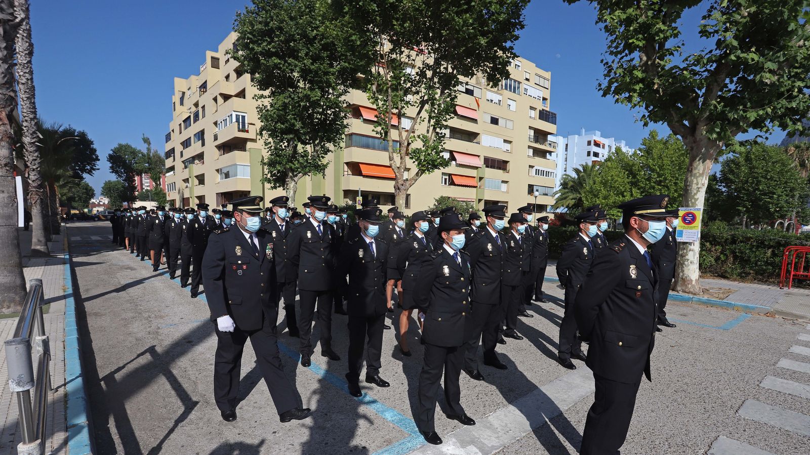 Acto de jura de cargo de la XXXIV promoción de Policía Nacional en La Línea
