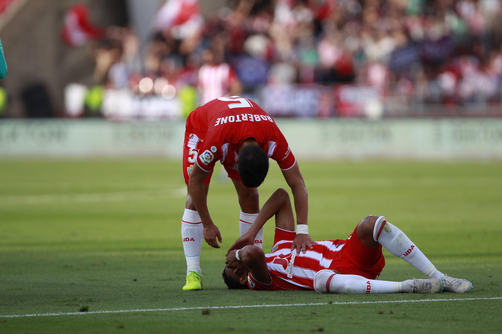 Imágenes del partido U.D. Almería-Real Valladolid C.F.