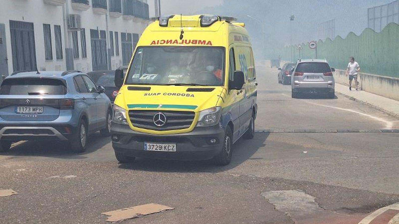 Humo en la barriada de Buenos Aires. Humo en la barriada de Buenos Aires.