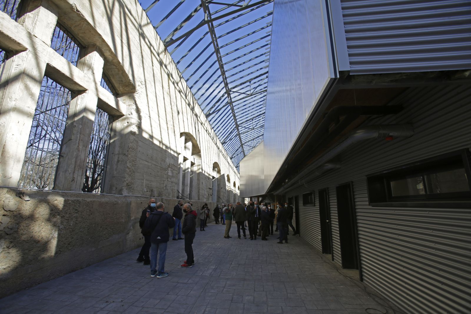 Obras en las naves de RENFE de San Jerónimo
