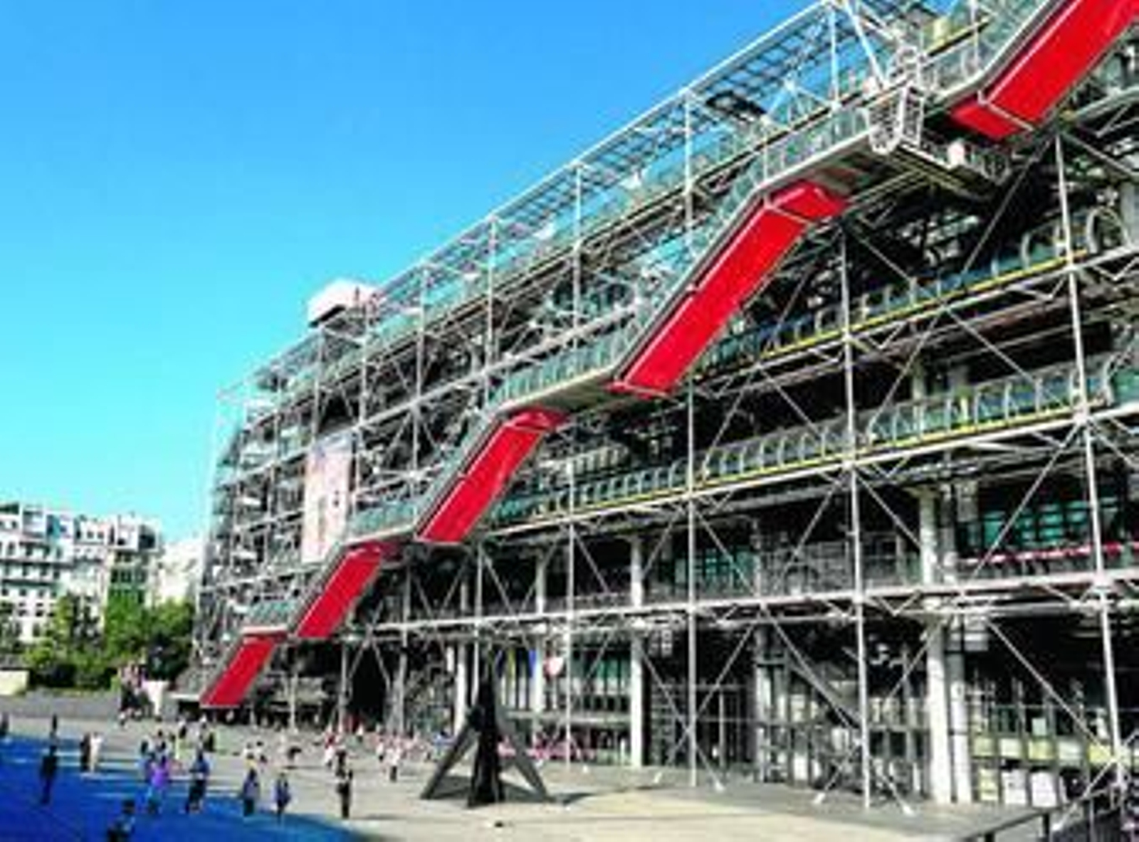 Una imagen del Centro Pompidou de París, una institución en el mundo del arte que abrirá en Málaga su primera sede fuera de Francia.