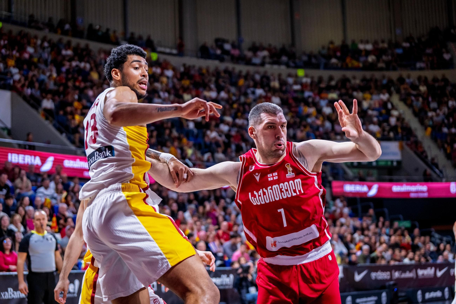 Las fotos del España-Georgia de baloncesto