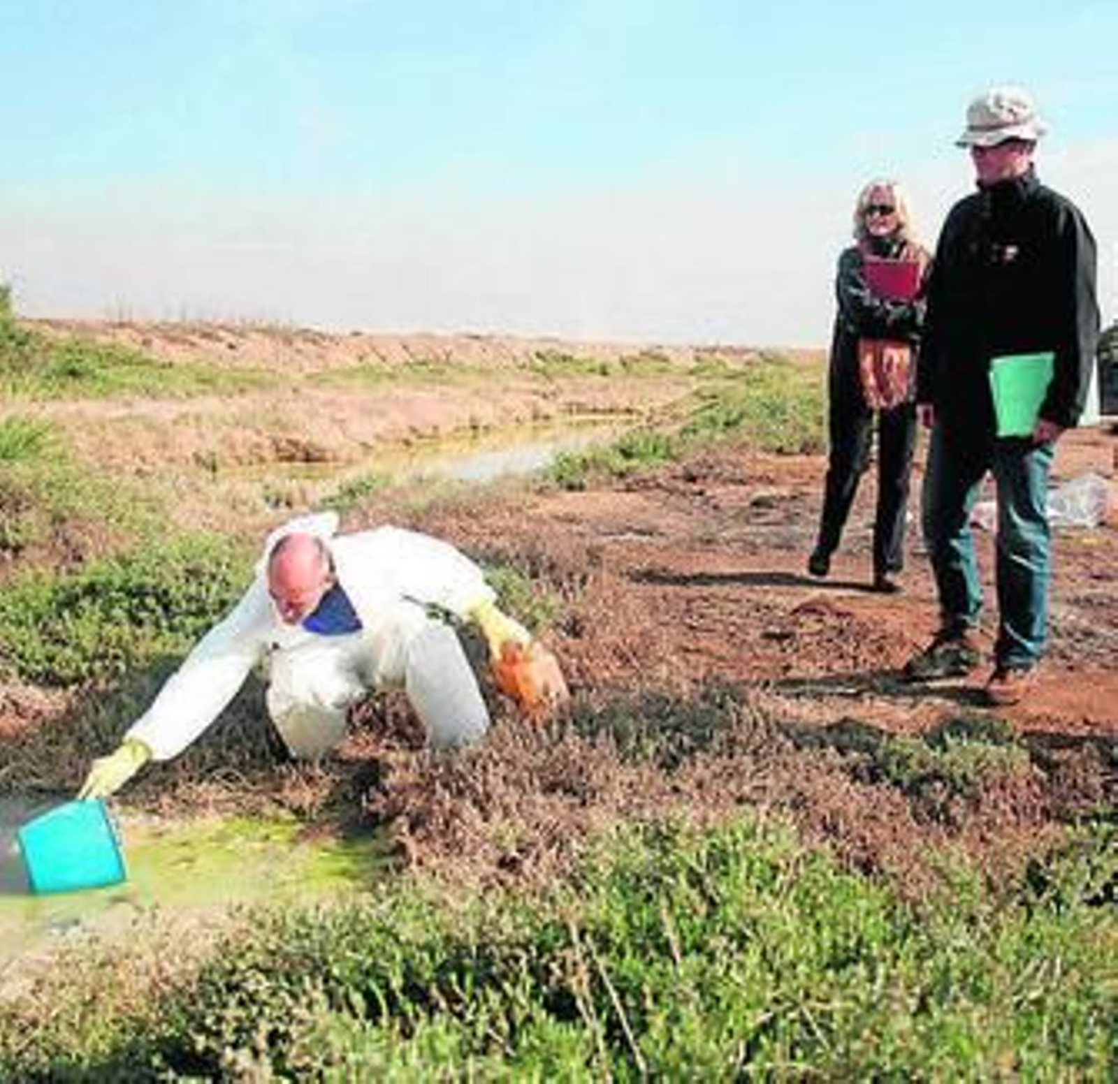 Visita a los residuos de Mendaña, tras las denuncia de Greenpeace en 2007. Visita a los residuos de Mendaña, tras las denuncia de Greenpeace en 2007.