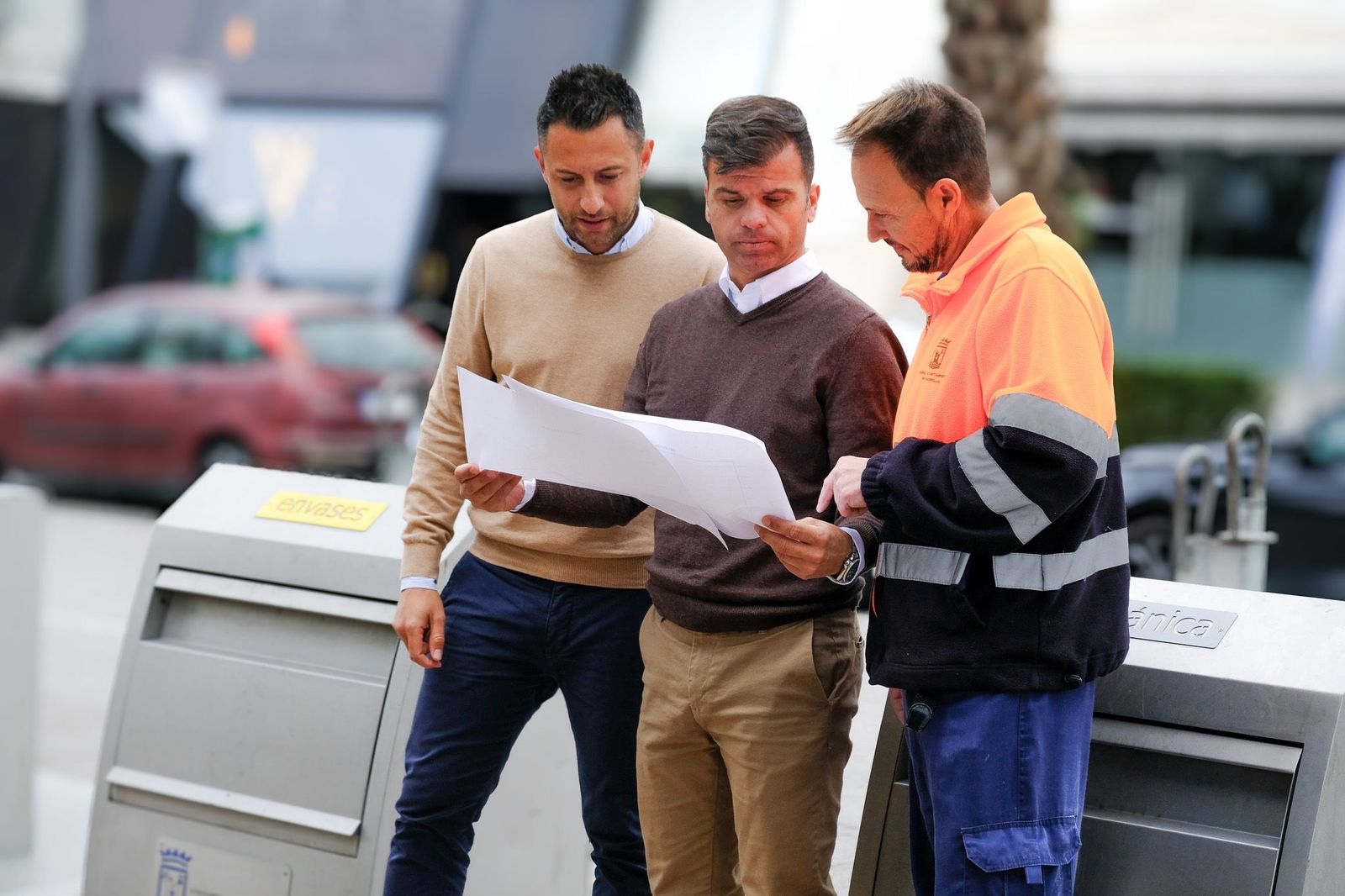 El concejal de Limpieza, Diego López.
