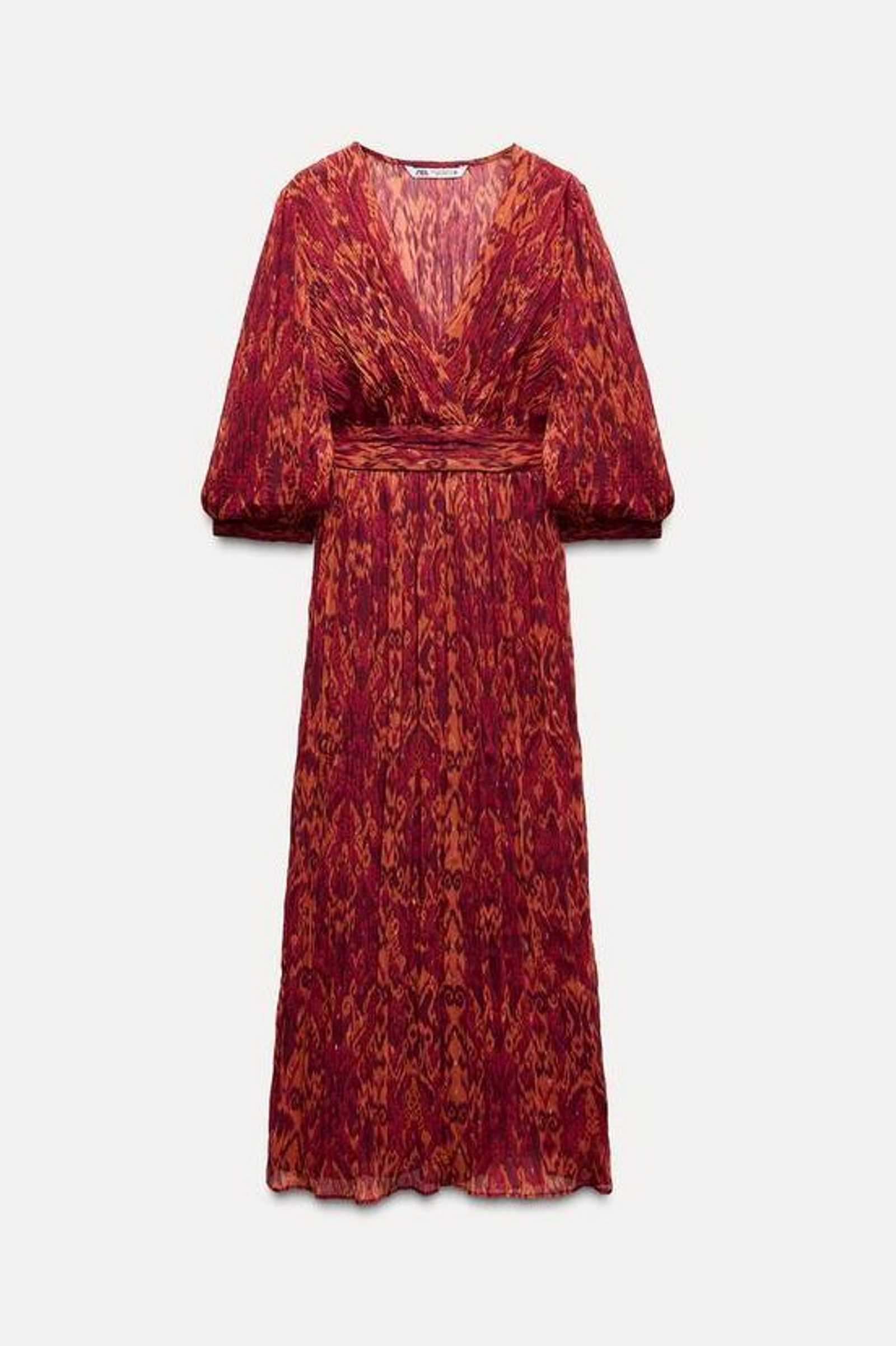 Vestido boho de Zara.