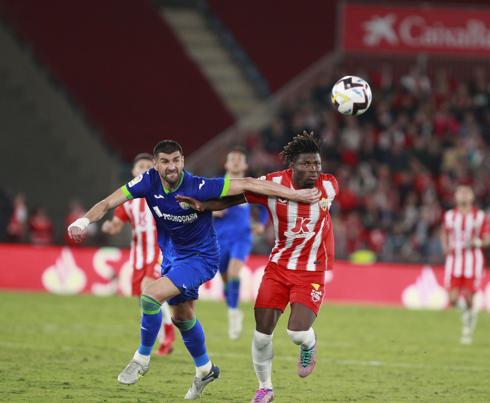 Imágenes del partido de fútbol U.D. Almería-Getafe C.F.