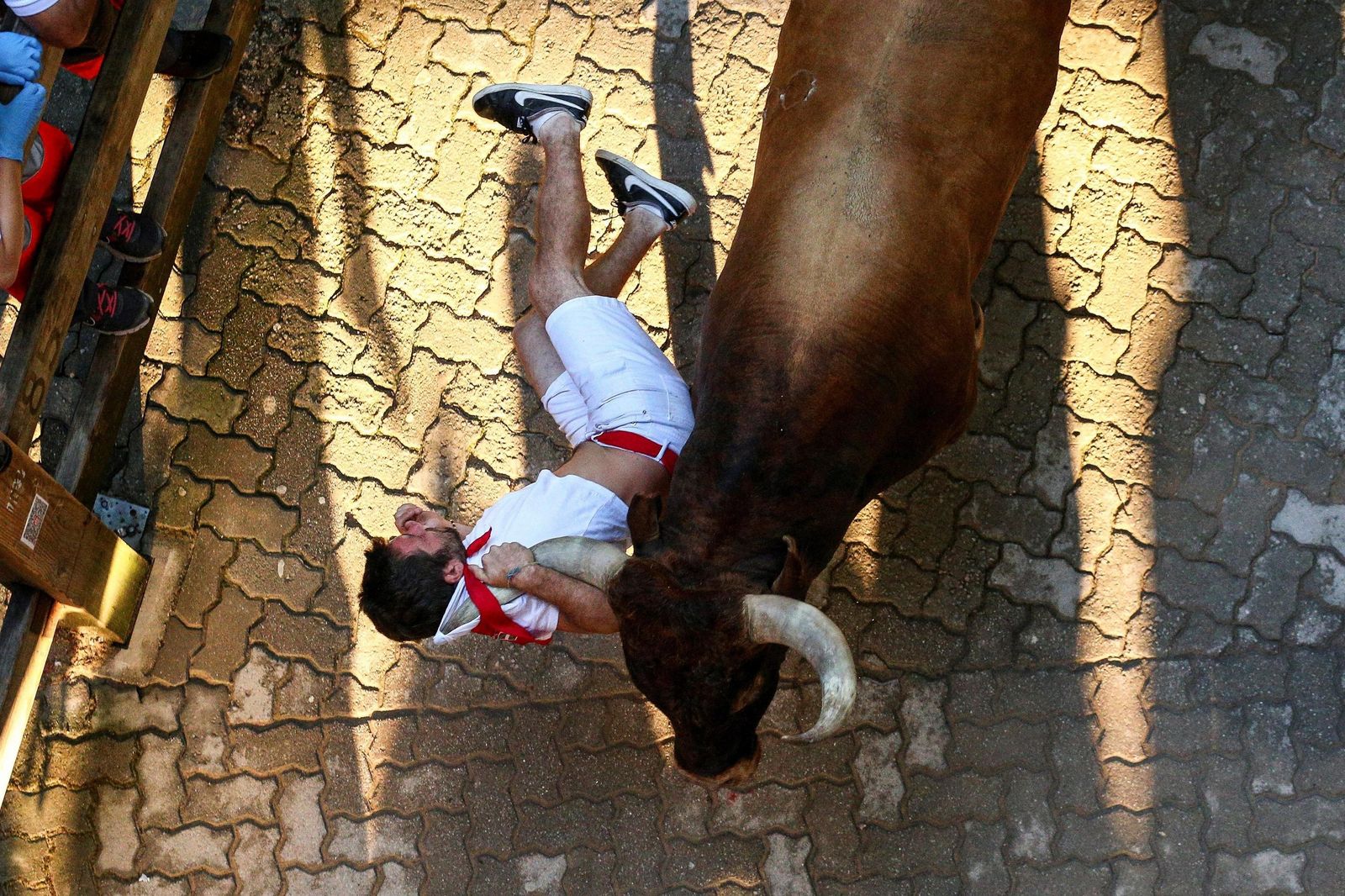 Imágenes del último encierro de Sanfermines