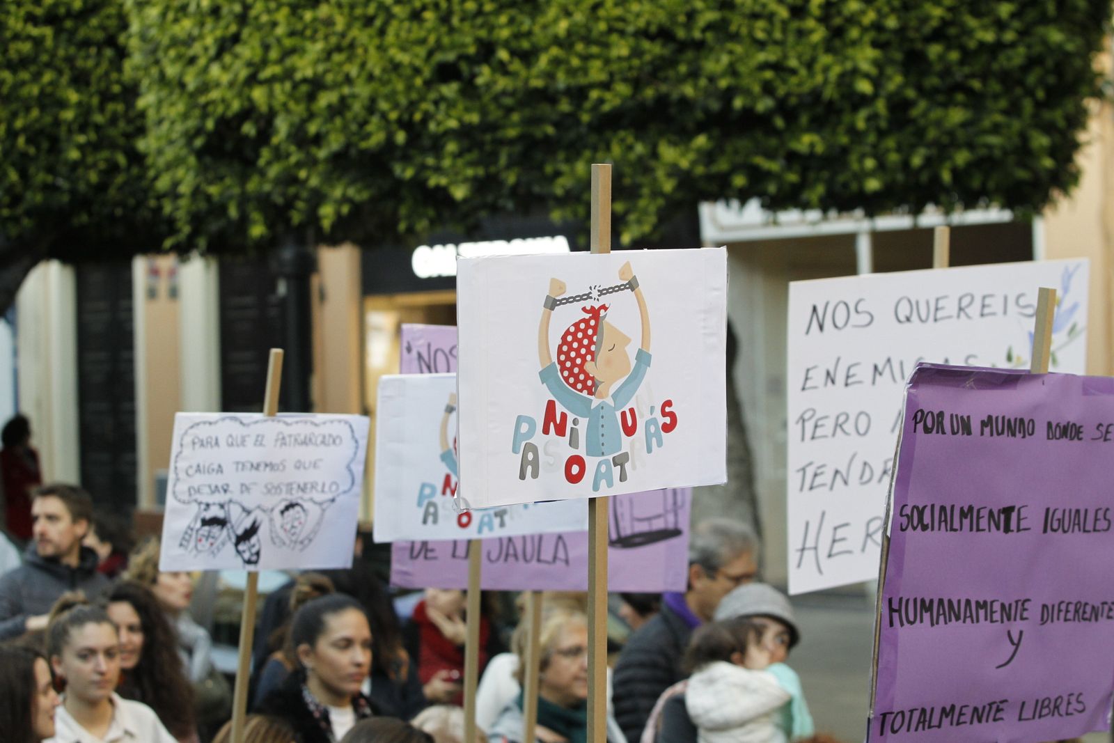 Fotogalería manifestación Día Internacional de la Mujer