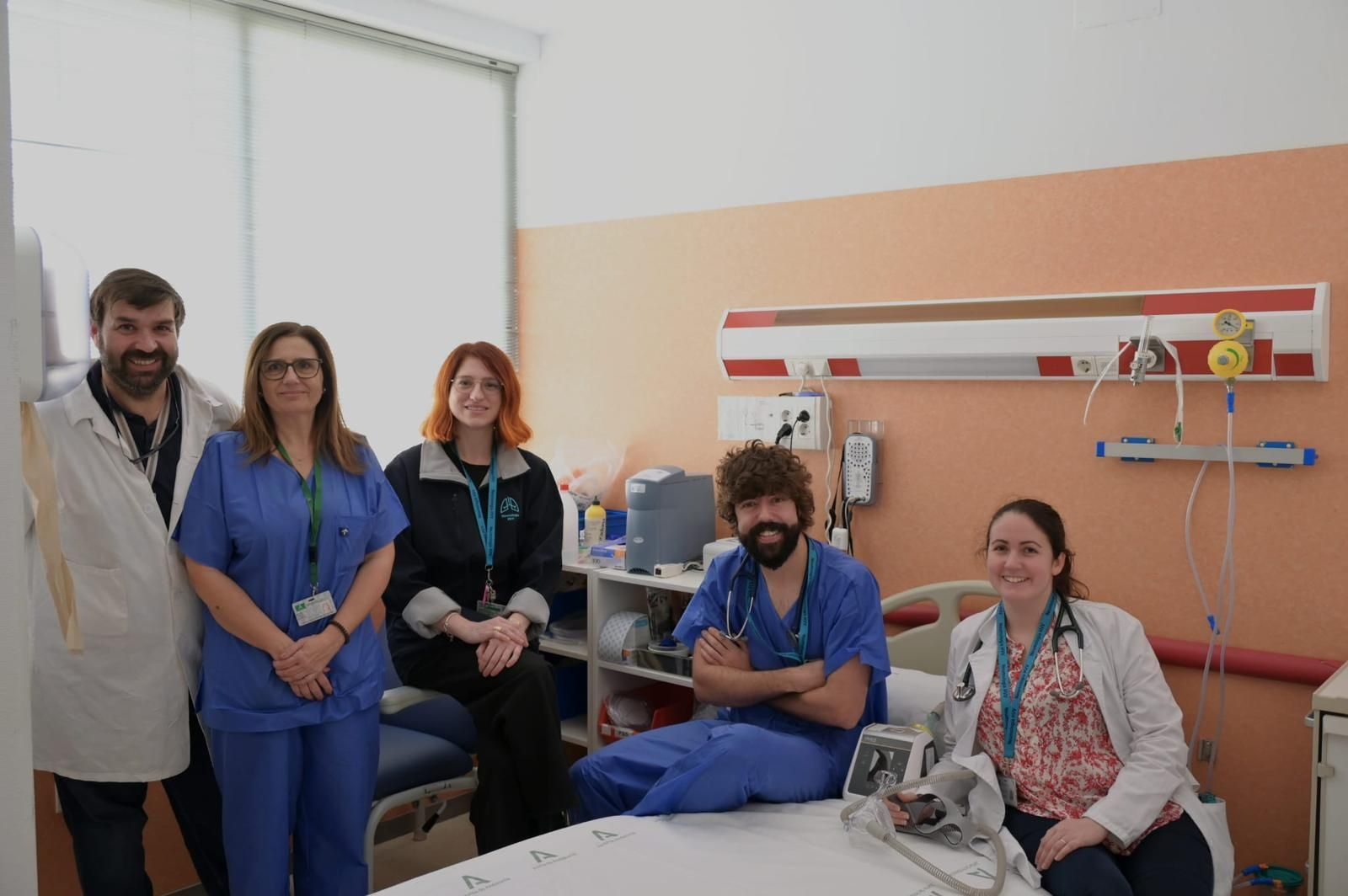 Profesionales del equipo de la Unidad de Sueño del Hospital Clínico.