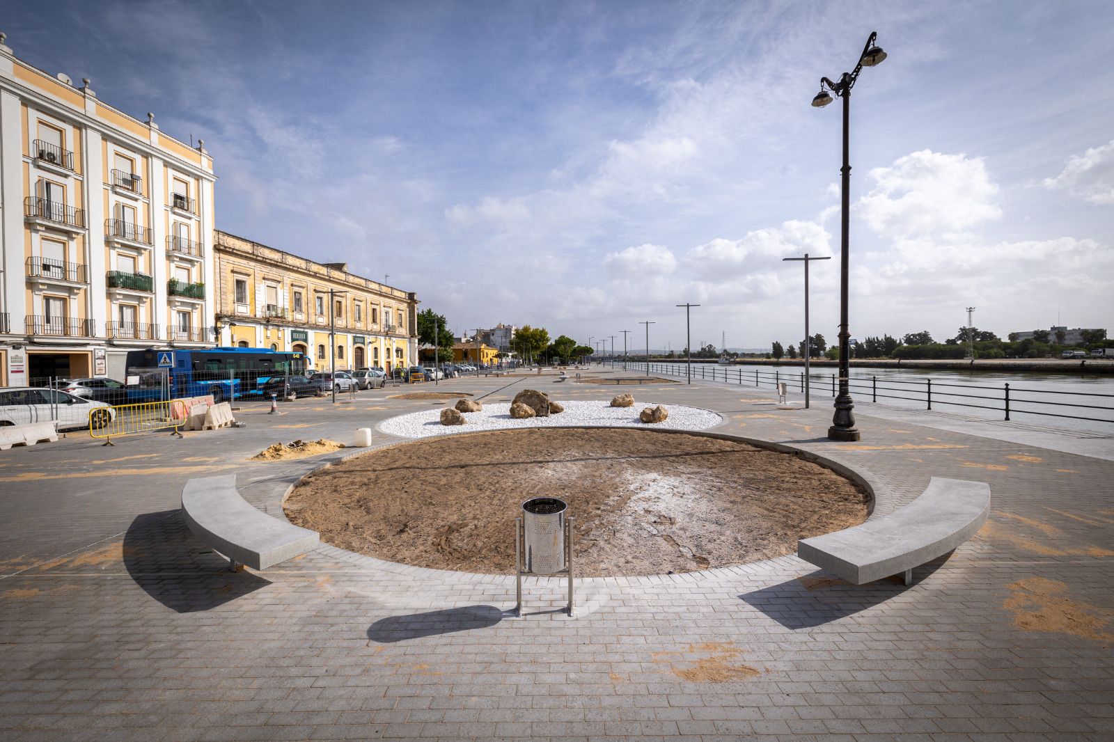 Las obras del paseo fluvial portuense, en imágenes