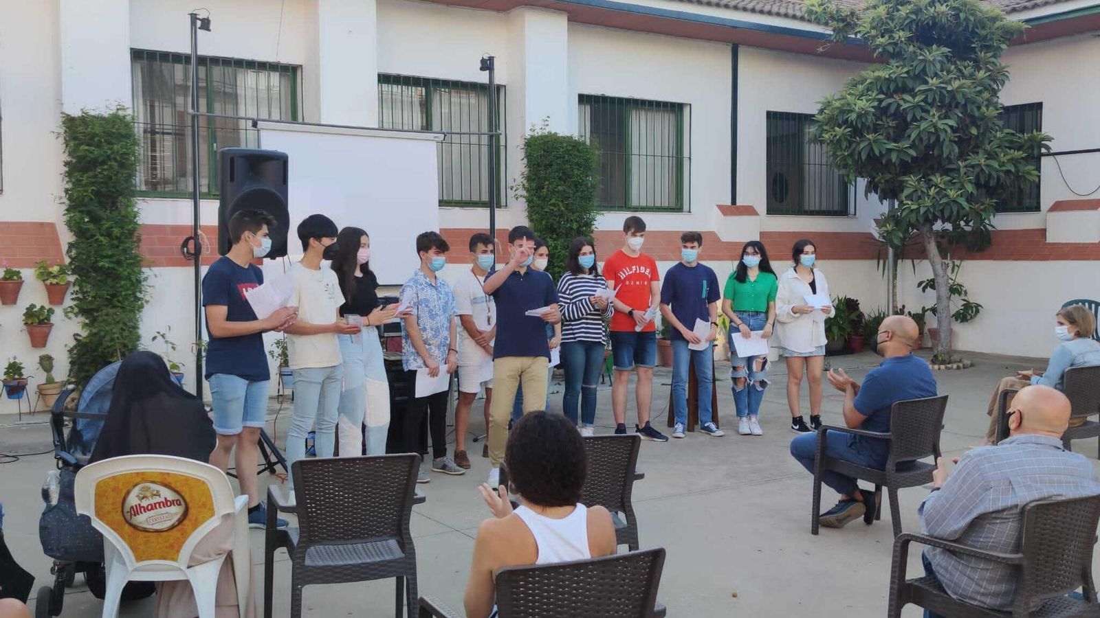 Una actividad del alumnado.