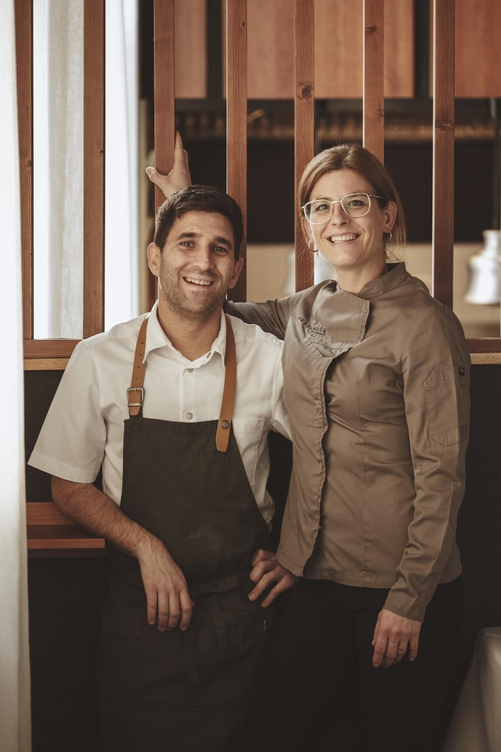 Paco Villar y Sole Torres, chef y jefa de sala de Terra Olea