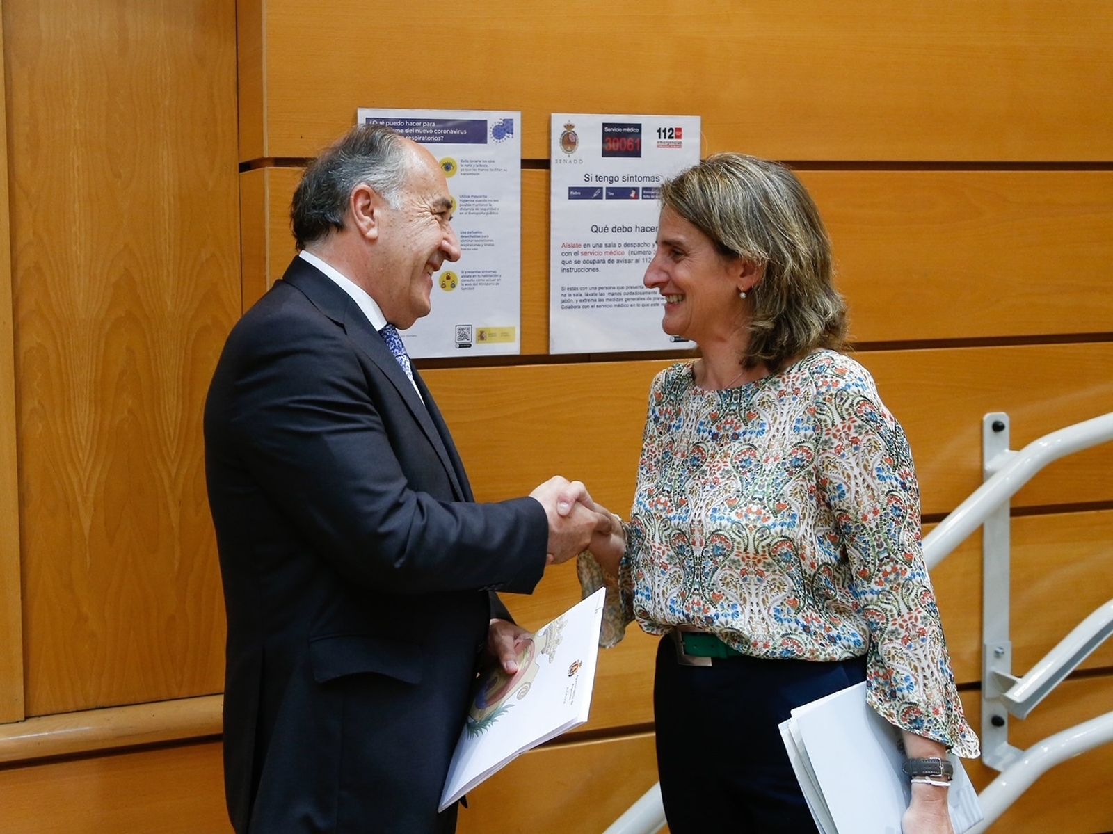 José Ignacio Landaluce y Teresa Ribera.