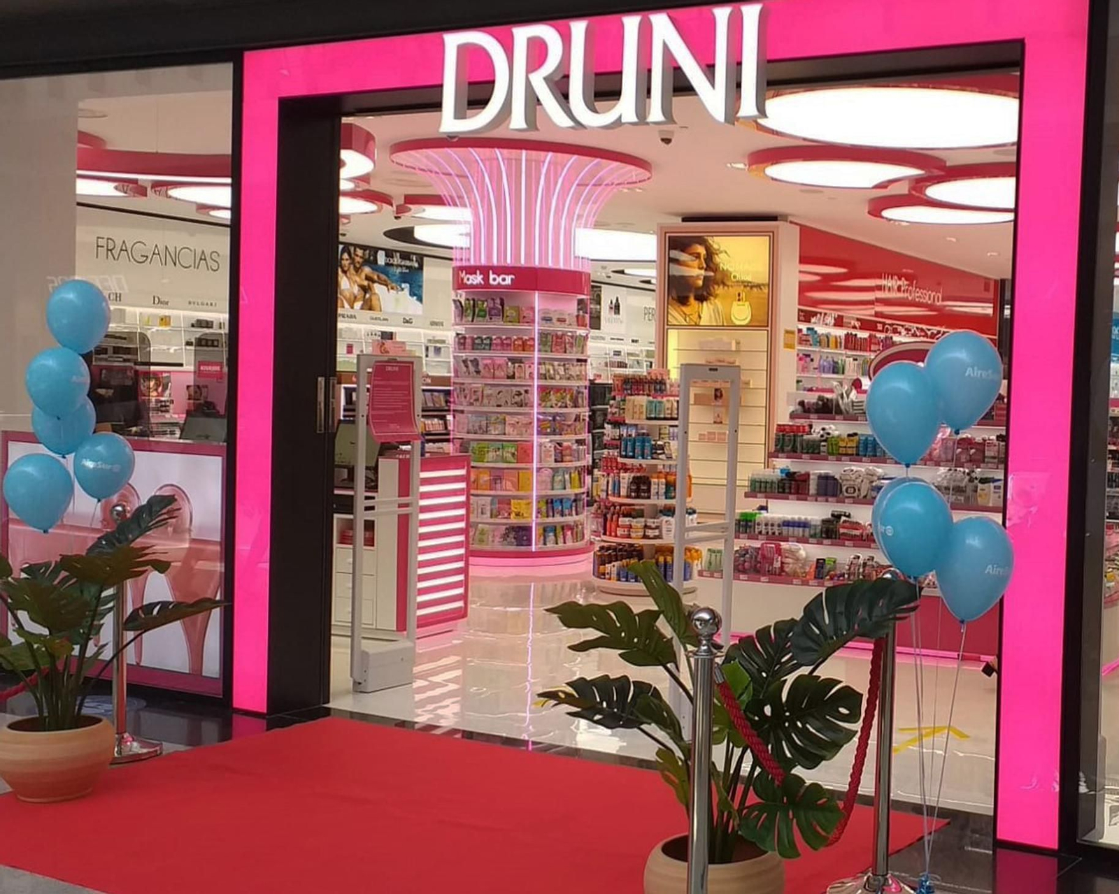 La perfumería Druni en el centro comercial AireSur.