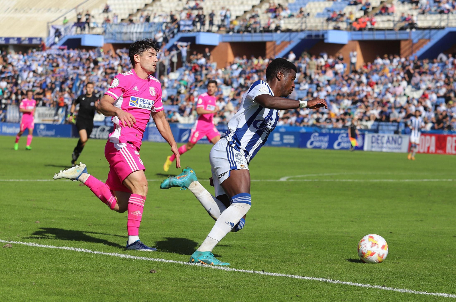 Las mejores imágenes del Recreativo de Huelva-Burgos, partido de eliminatoria de la Copa del Rey