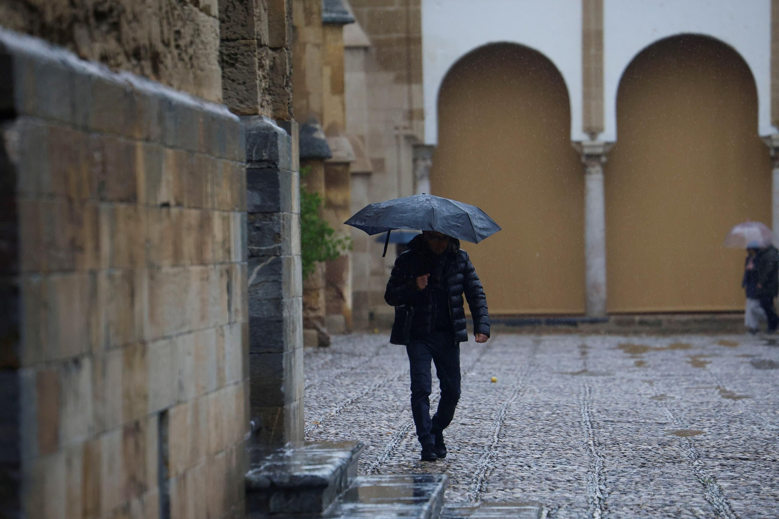 Los últimos coletazos de la borrasca Claudia a su paso por Córdoba