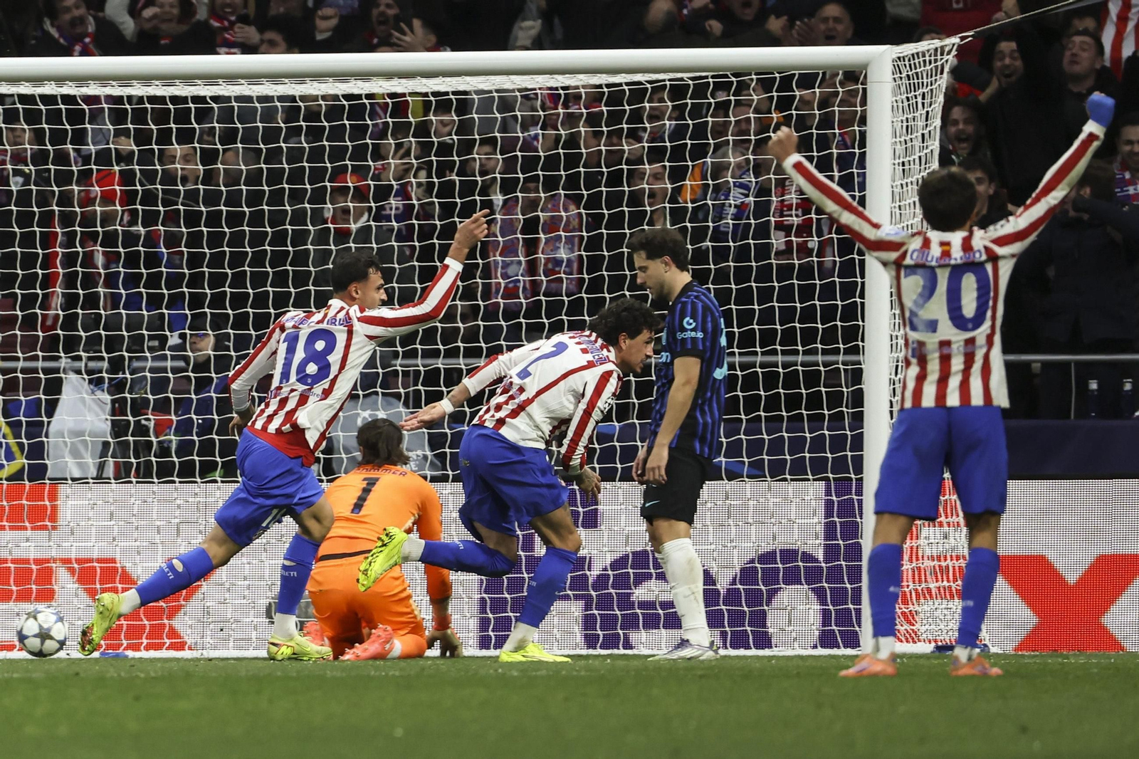 Las fotos del Atlético de Madrid-Inter