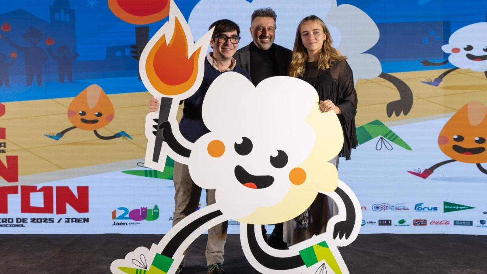 Michi Vílchez, Alberto Gámiz de Escuela Nekkar y Marta Eslava. 