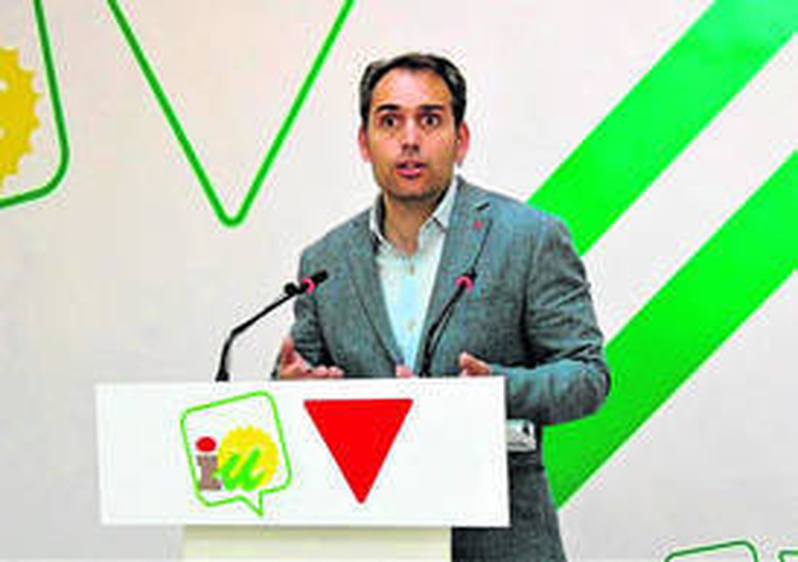 El coordinador general de IU Andalucía, Toni Valero.