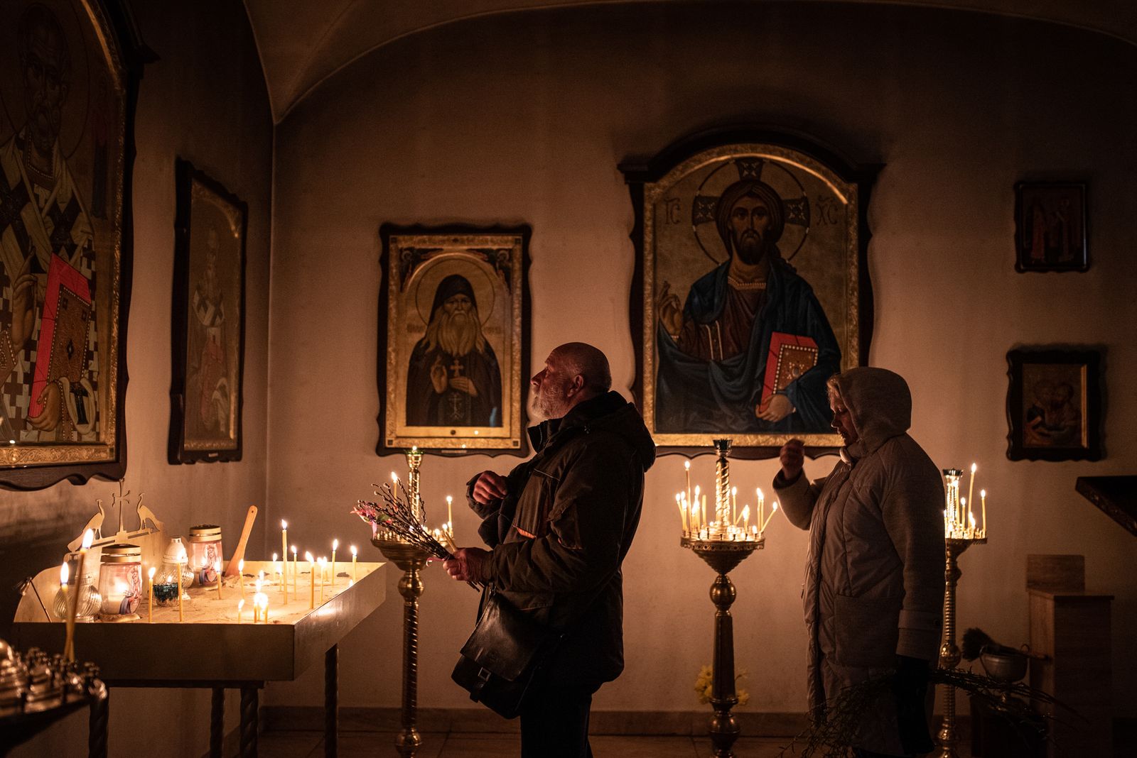 La crónica de dos onubenses en la guerra de Ucrania, en imágenes