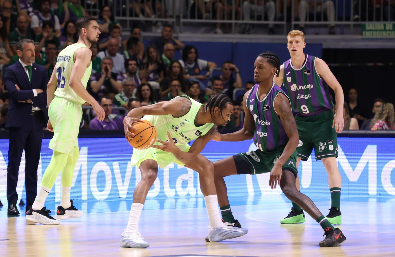 Las fotos del Unicaja-Barcelona, primer partido del play off de la Liga Endesa