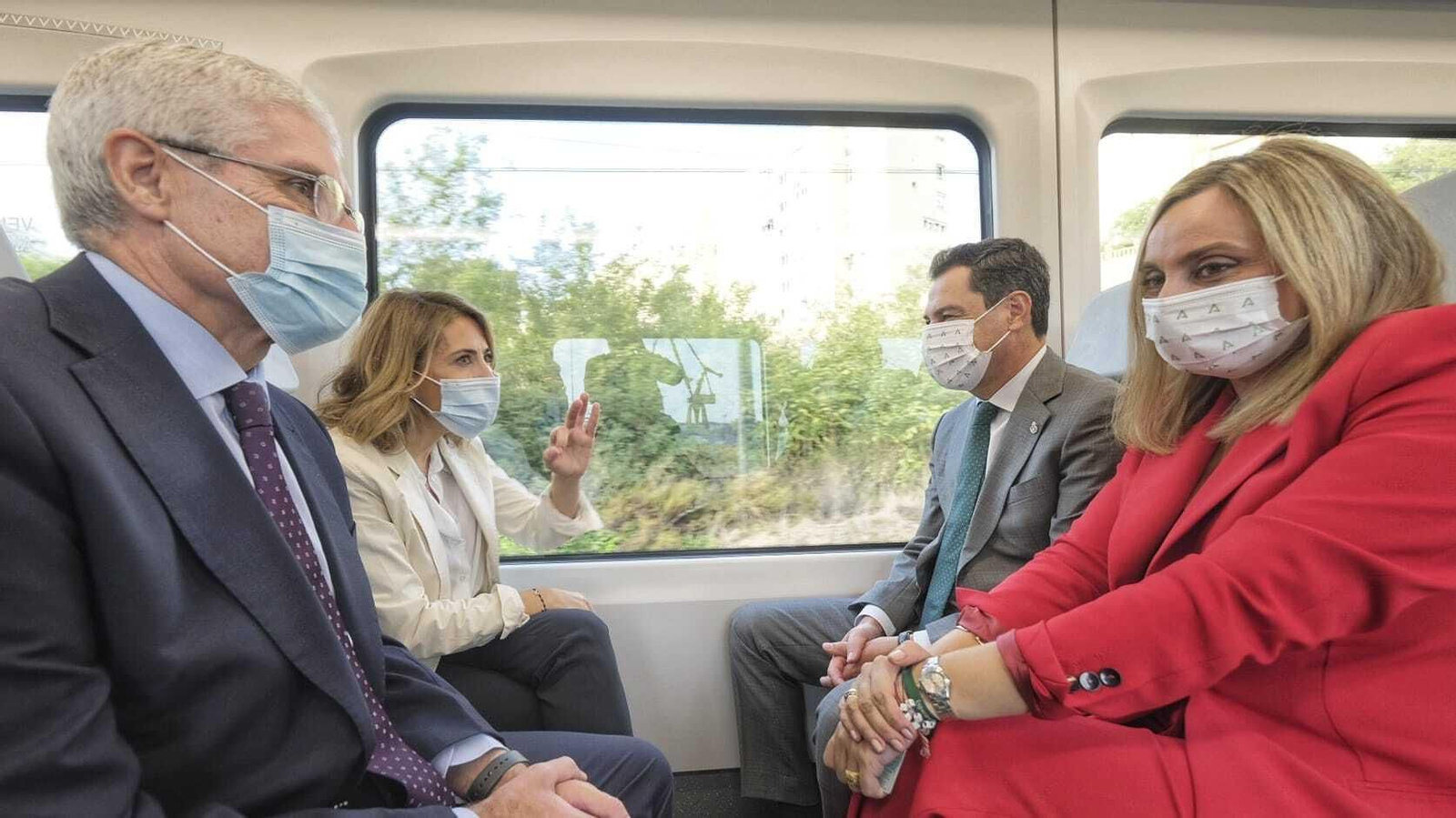 Así ha sido el viaje inaugural del tranvía de la Bahía de Cádiz