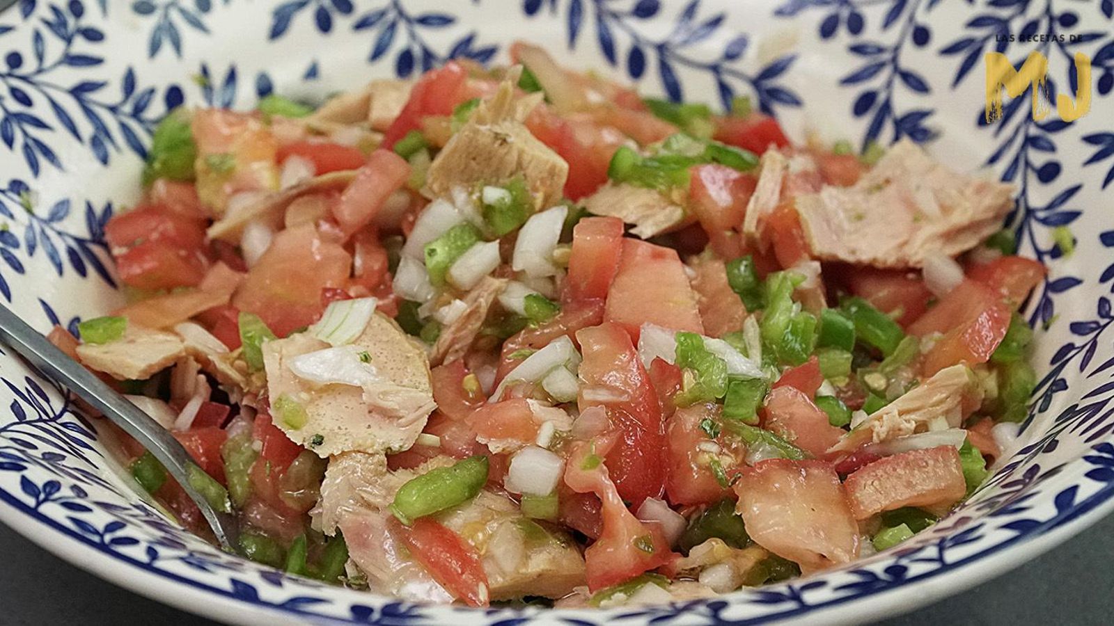 La pipirrana jaenera no lleva cebolla ni pepino, pero el atún y el 'majao' son indispensables.