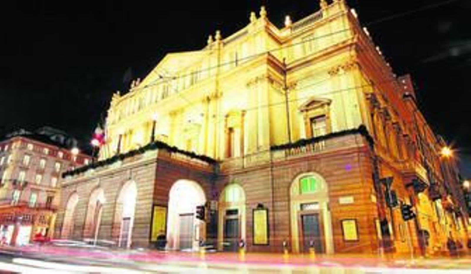 El teatro de la Scala de Milán, uno de los coliseos líricos más importantes del mundo.