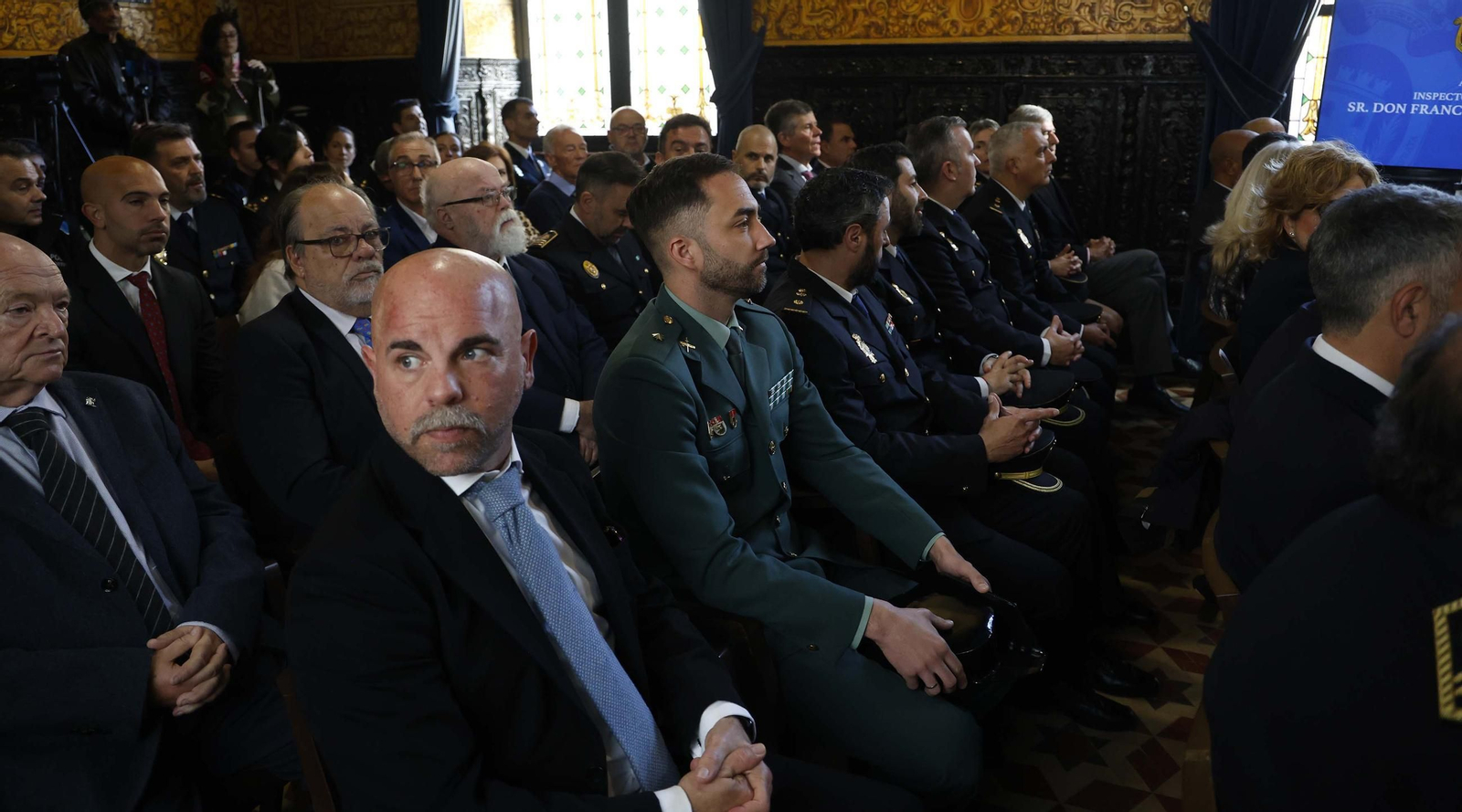 Las fotos del homenaje en Algeciras al inspector jefe de la Policía Nacional Francisco González Suárez