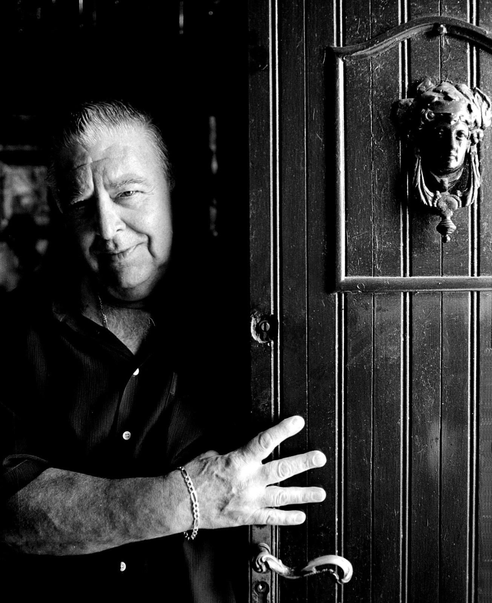 Pepe Rebolo fotografiado por José Luis Roca en junio del 2000.