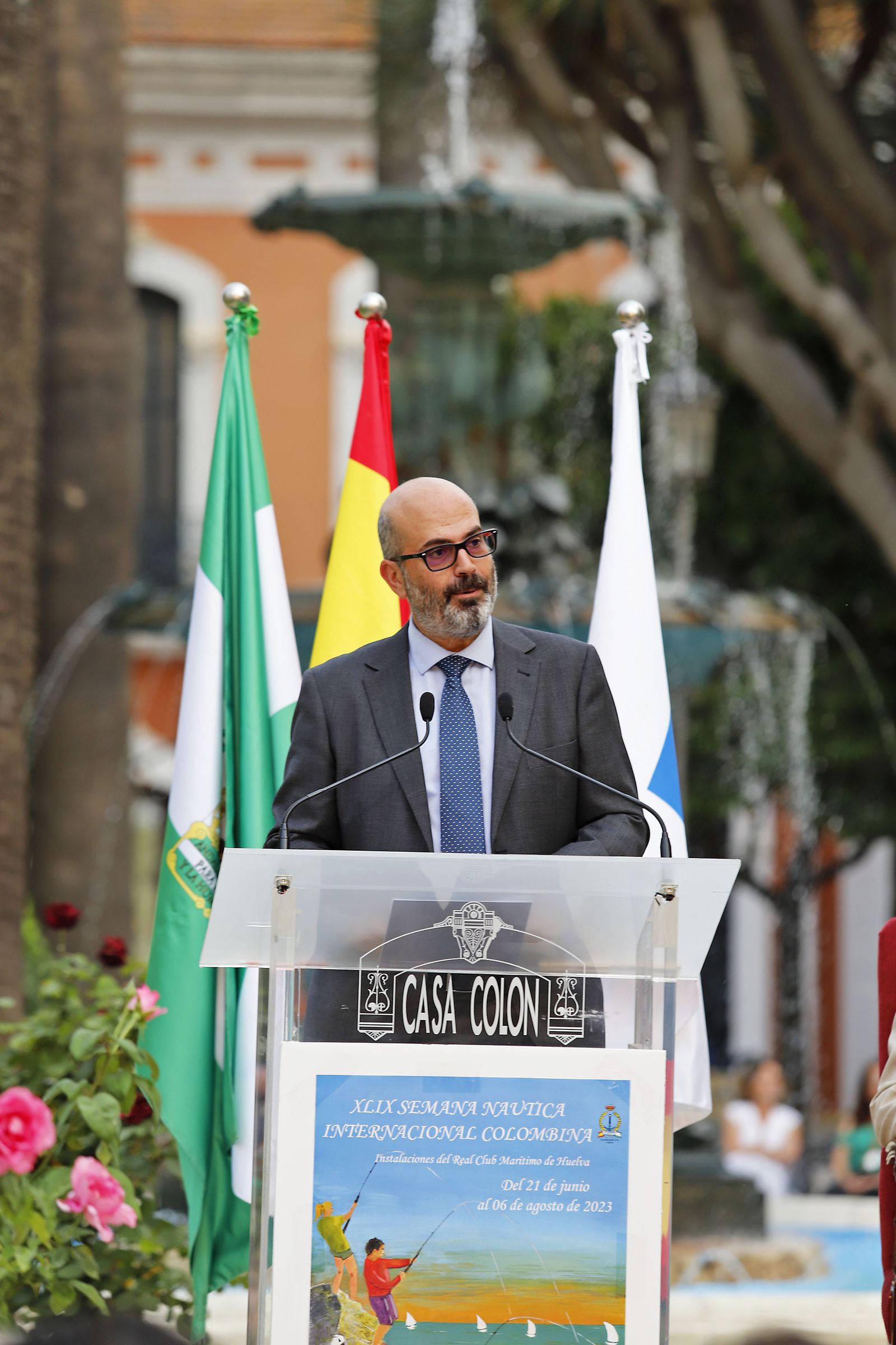 Imágenes del pregón de la XLIX edición de la Semana Náutica Internacional Colombina