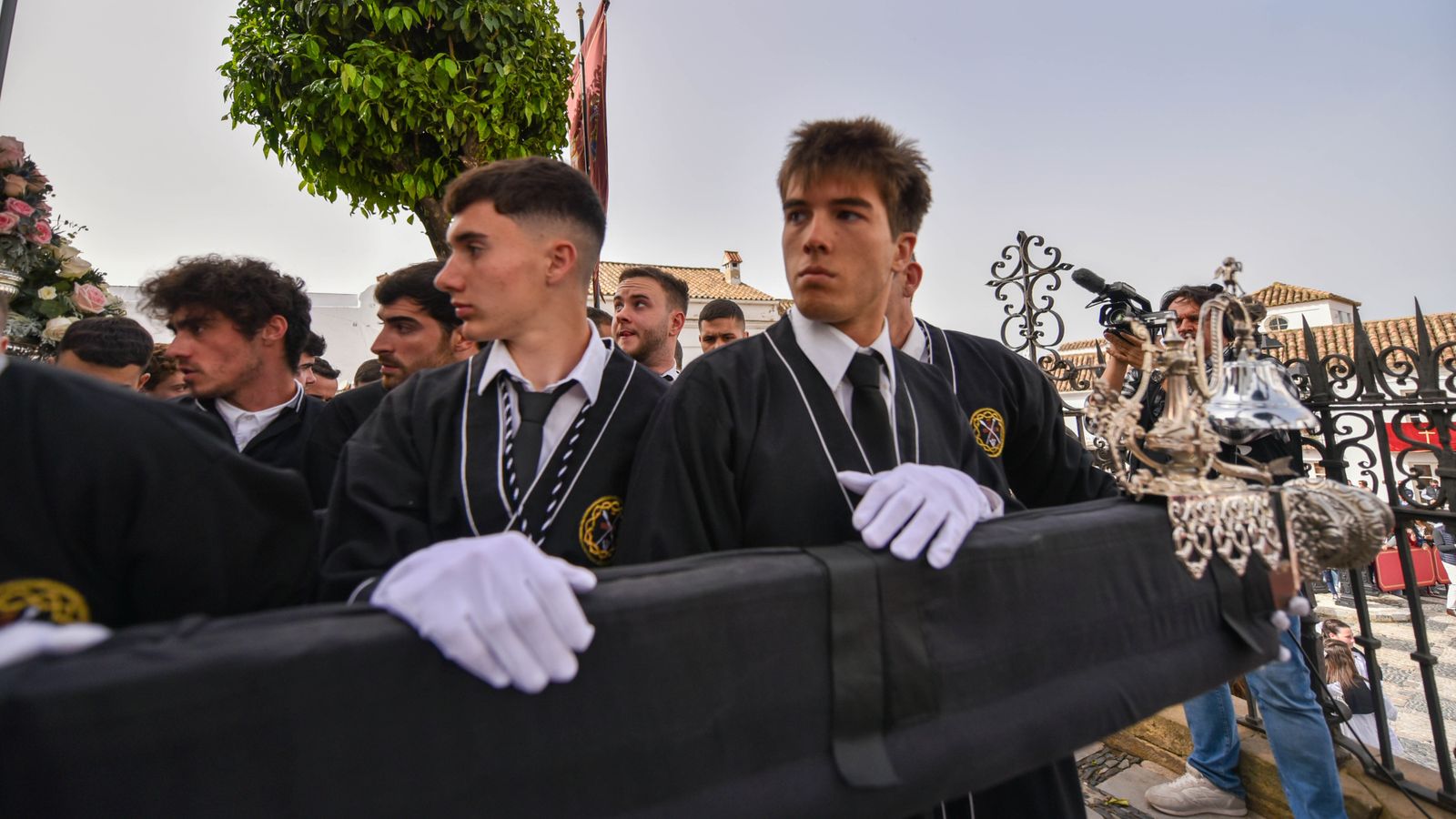 Fotos del Jueves Santo en San Roque: La Buena Muerte y Amargura