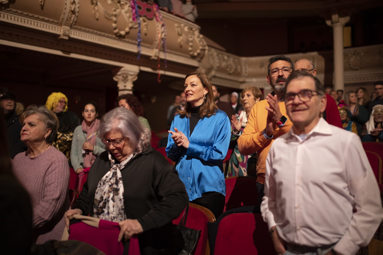 Ambiente en la final  del Carnaval Colombino