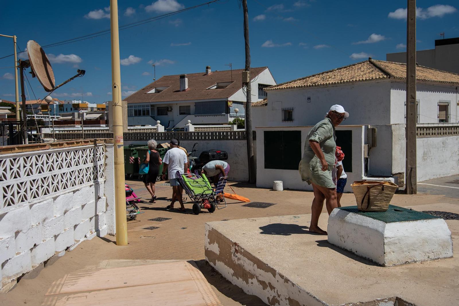 Imágenes del último fin de semana de agosto en las playas de Huelva
