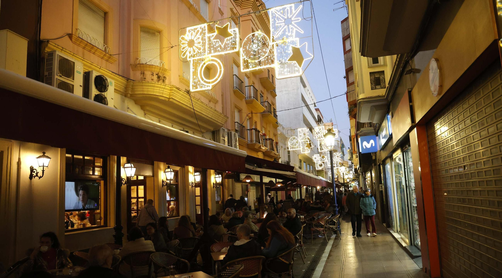 Fotos del ambiente navideño en La Línea