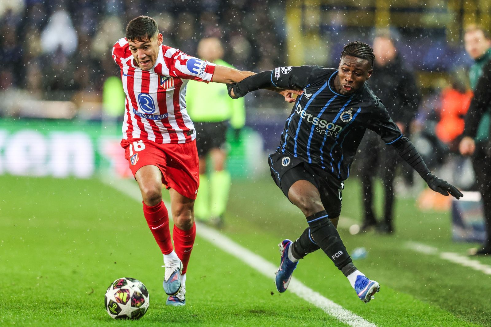 Las fotos del Brujas-Atlético de Madrid