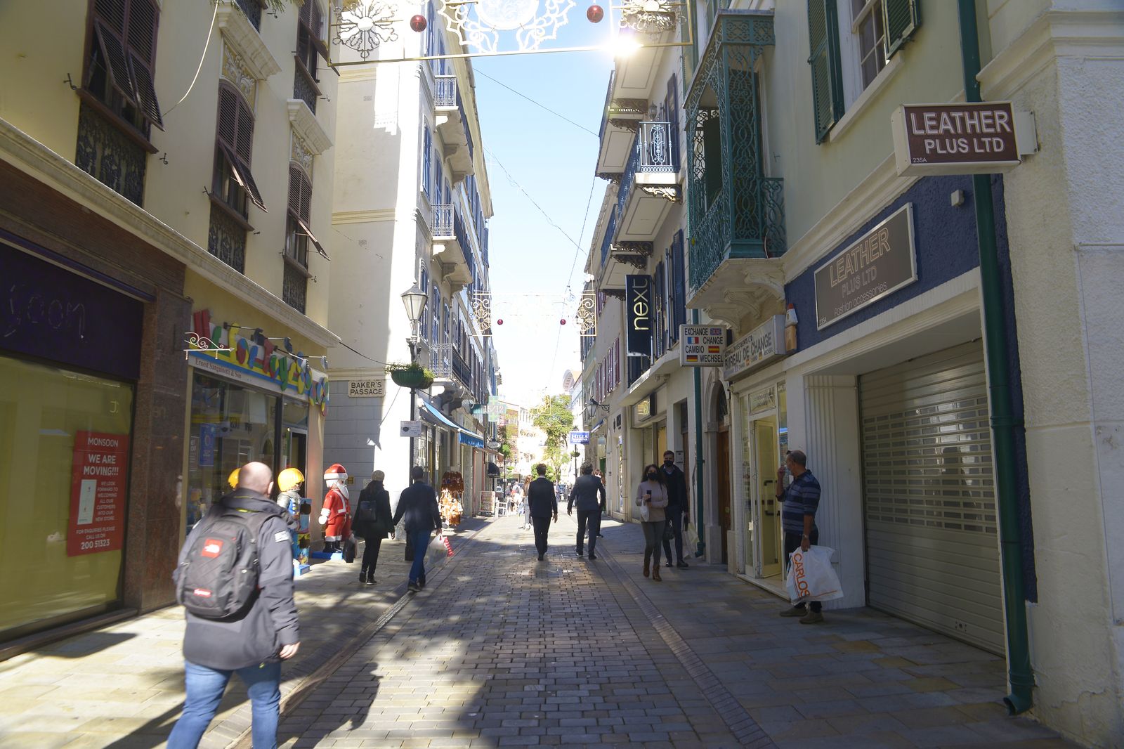 Fotos de Gibraltar en los días previos a la Navidad y el Brexit