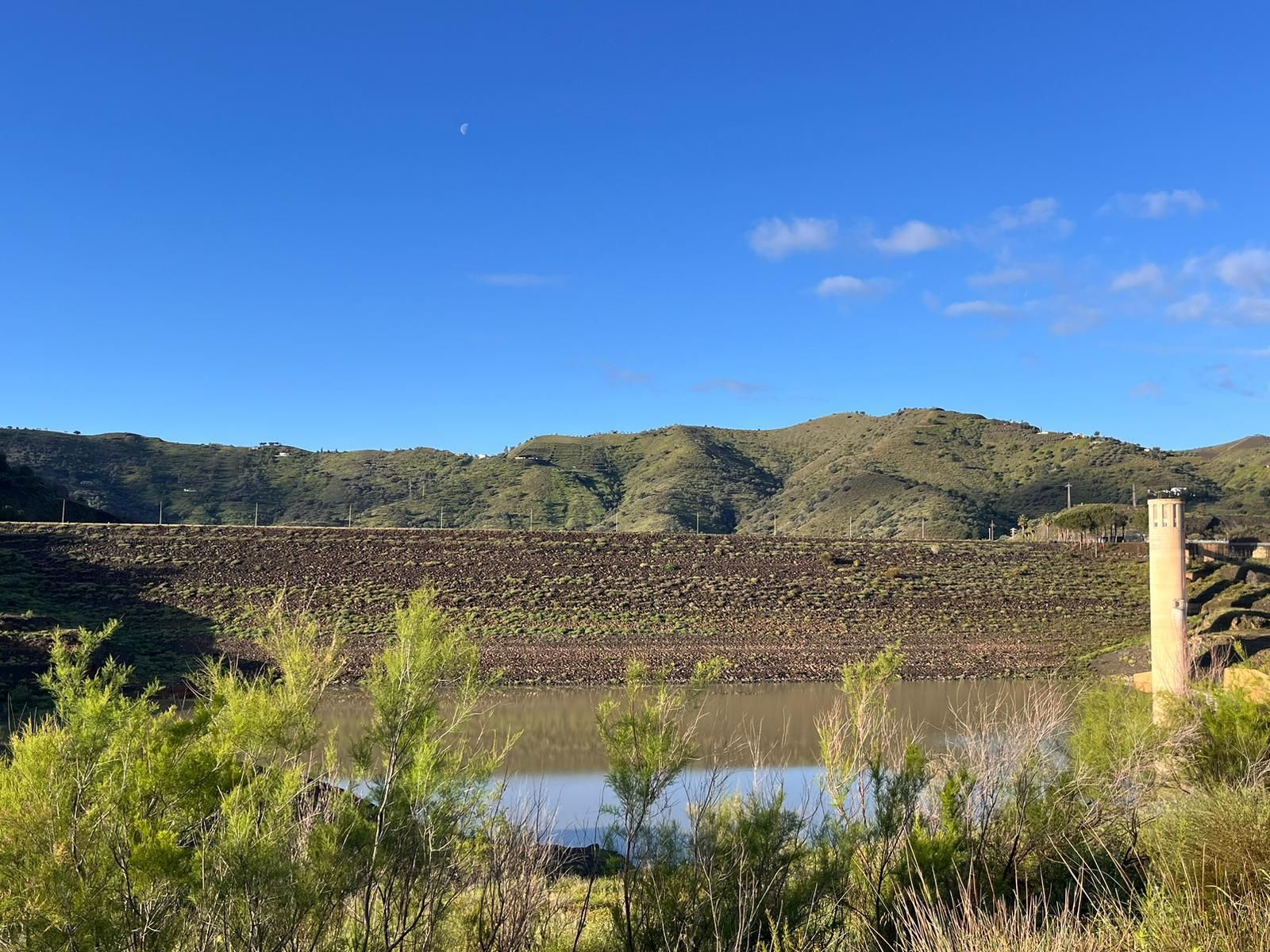 Así se ve el pantano de La Viñuela tras las últimas lluvias Así se ve el pantano de La Viñuela tras las últimas lluvias