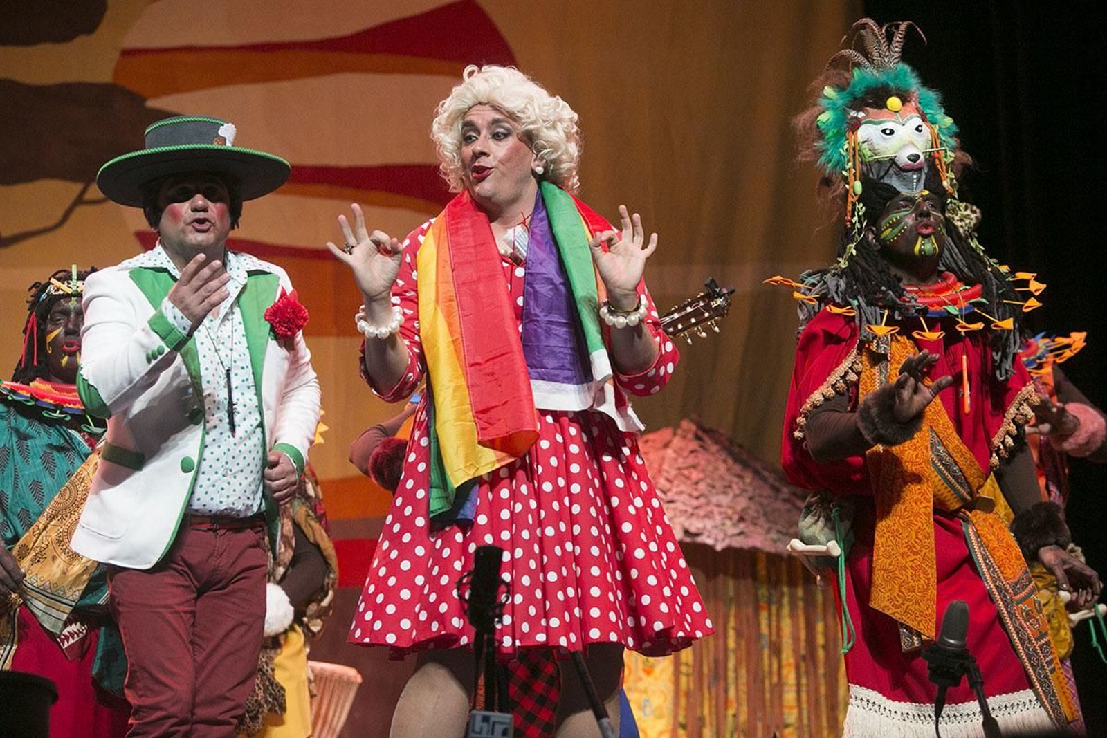 Imagen de la tercera semifinal del Carnaval Colombino