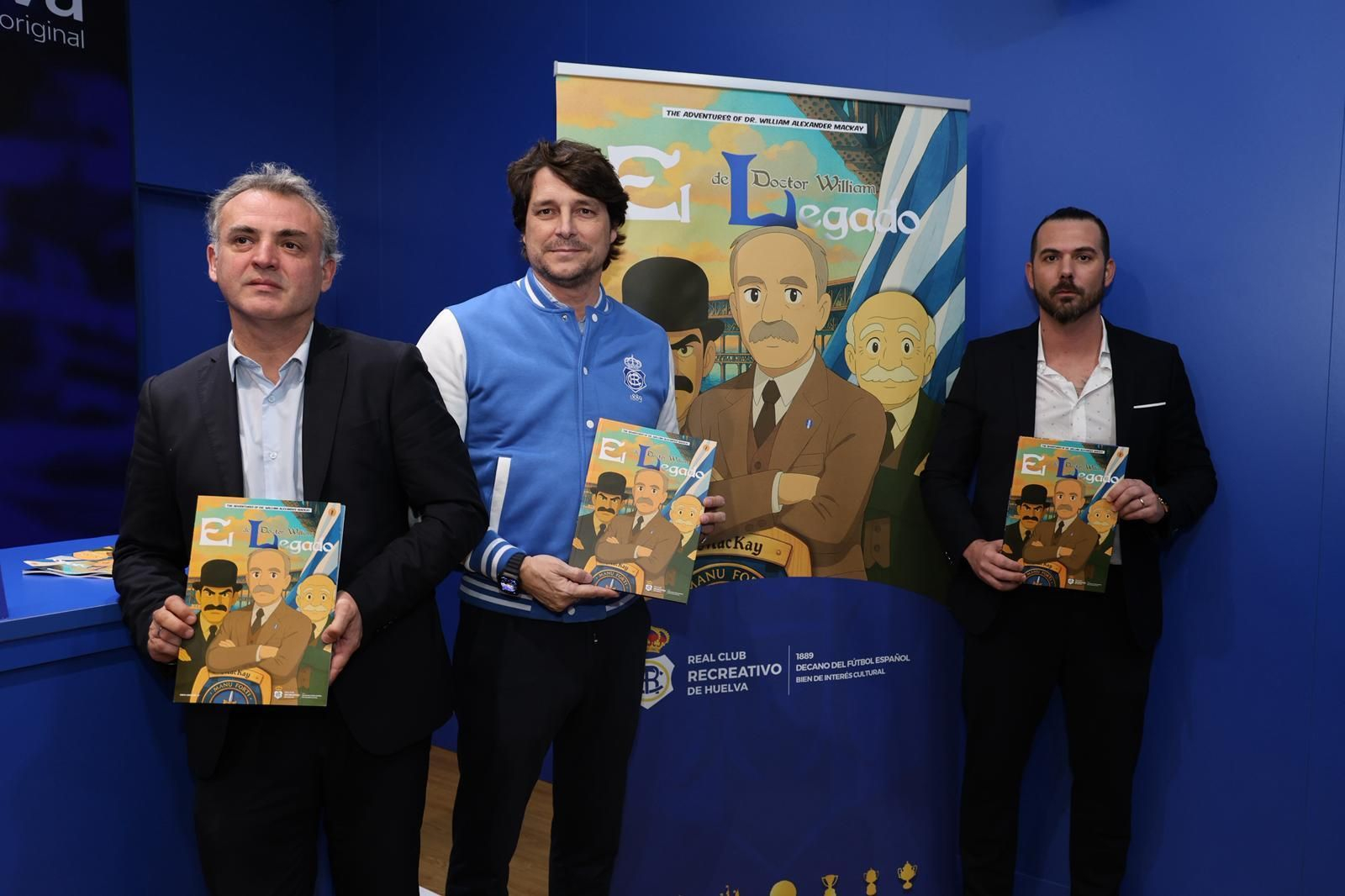 Presentación del cómic del Recreativo de Huelva.